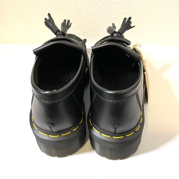 Dr. Martens Adrian Bex platform Black Leather Tassel Loafers leather sz 9 womens - Picture 5 of 7